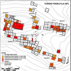Plan of Tijeras Pueblo