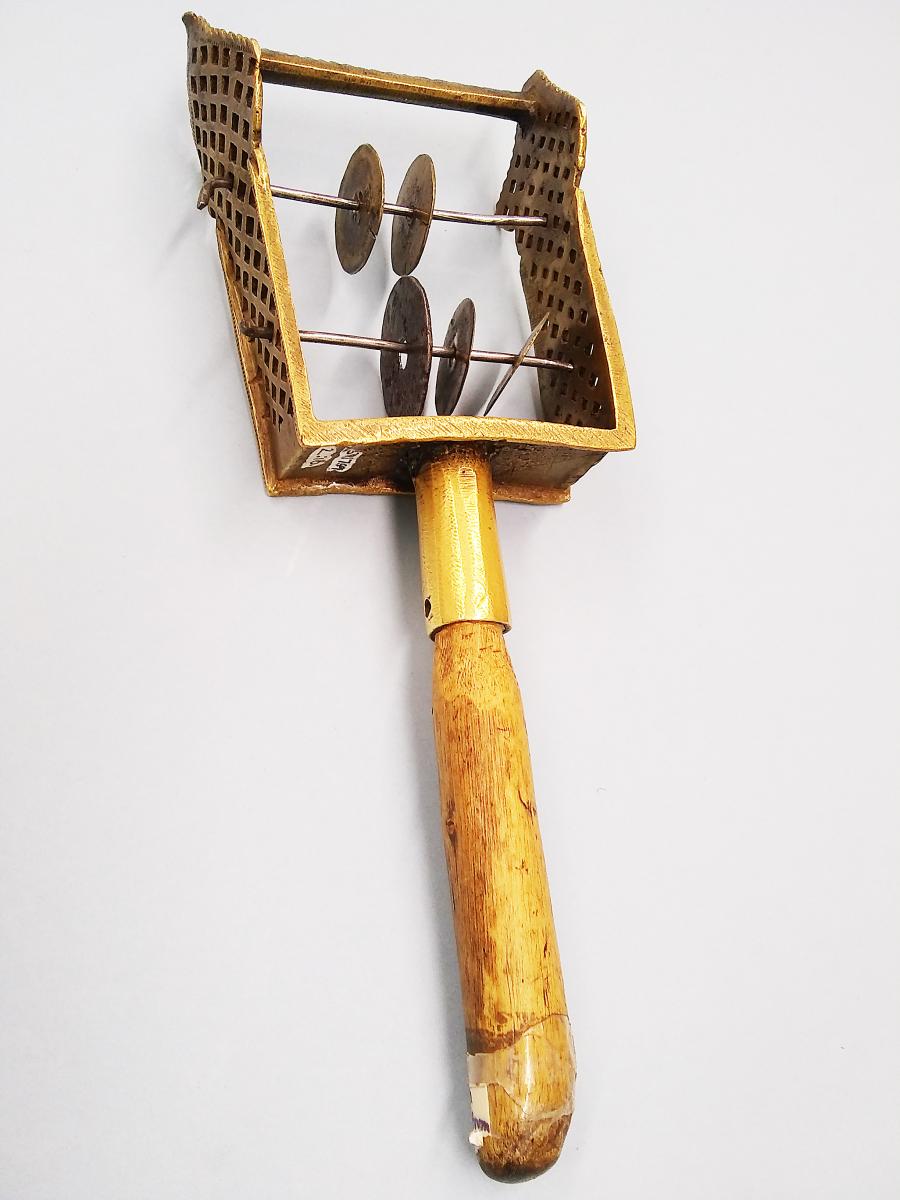 Egyptian sistrum instrument: Maxwell Museum Education Collection