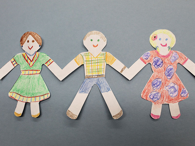 Paper dolls from Around the World