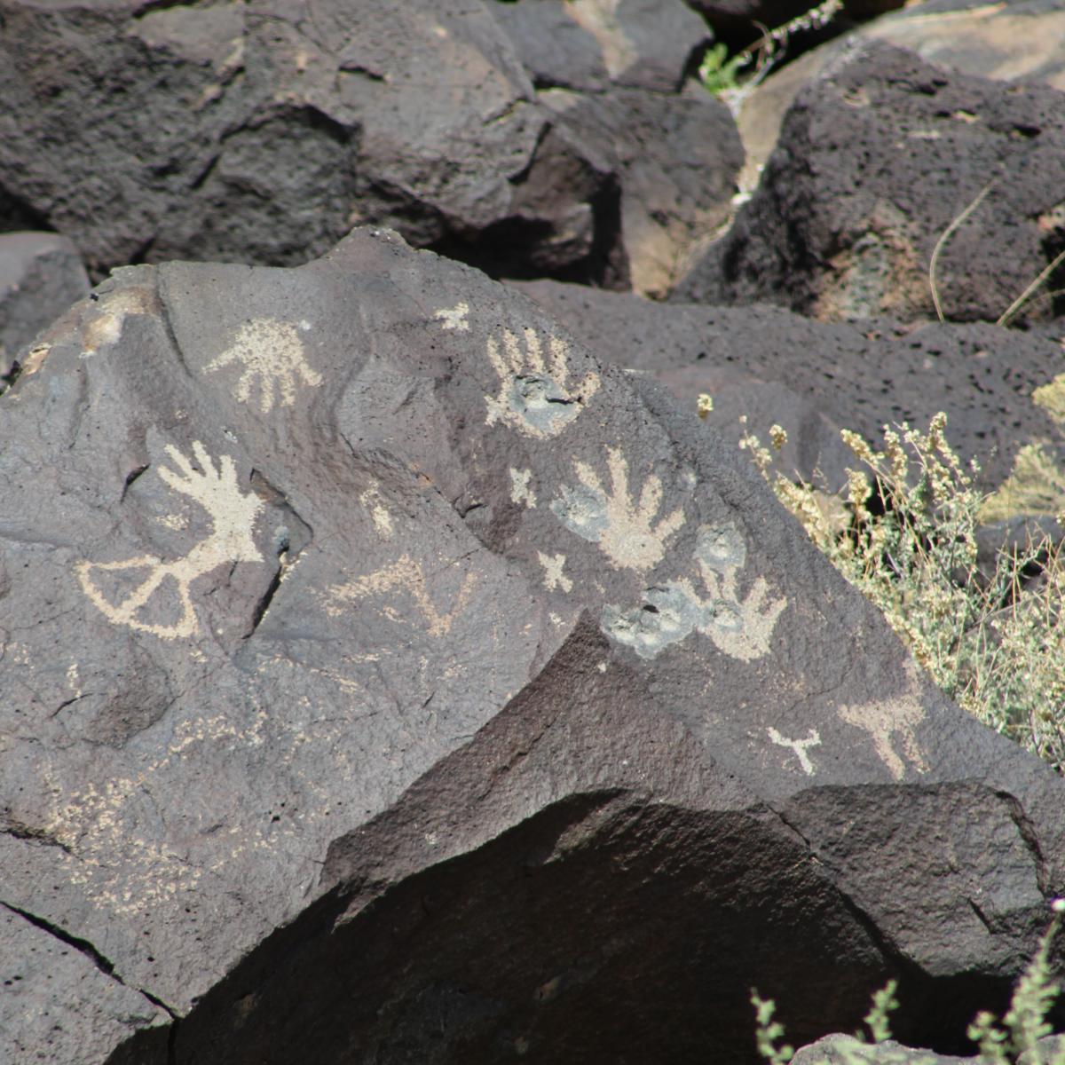 Handprint Petroglyphs