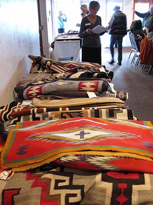 Preview Naavajo rugs at the Maxwell 