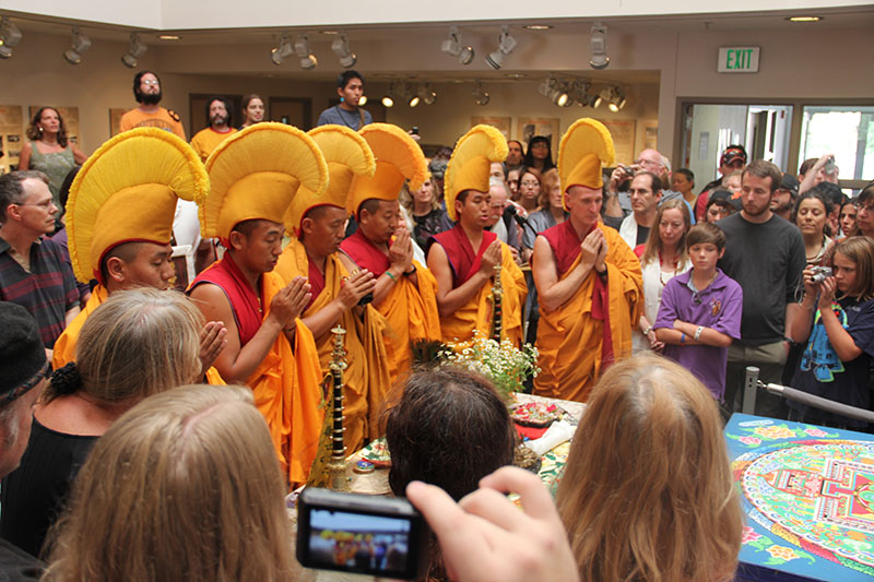 Green Tara Sand Mandala Dissolution