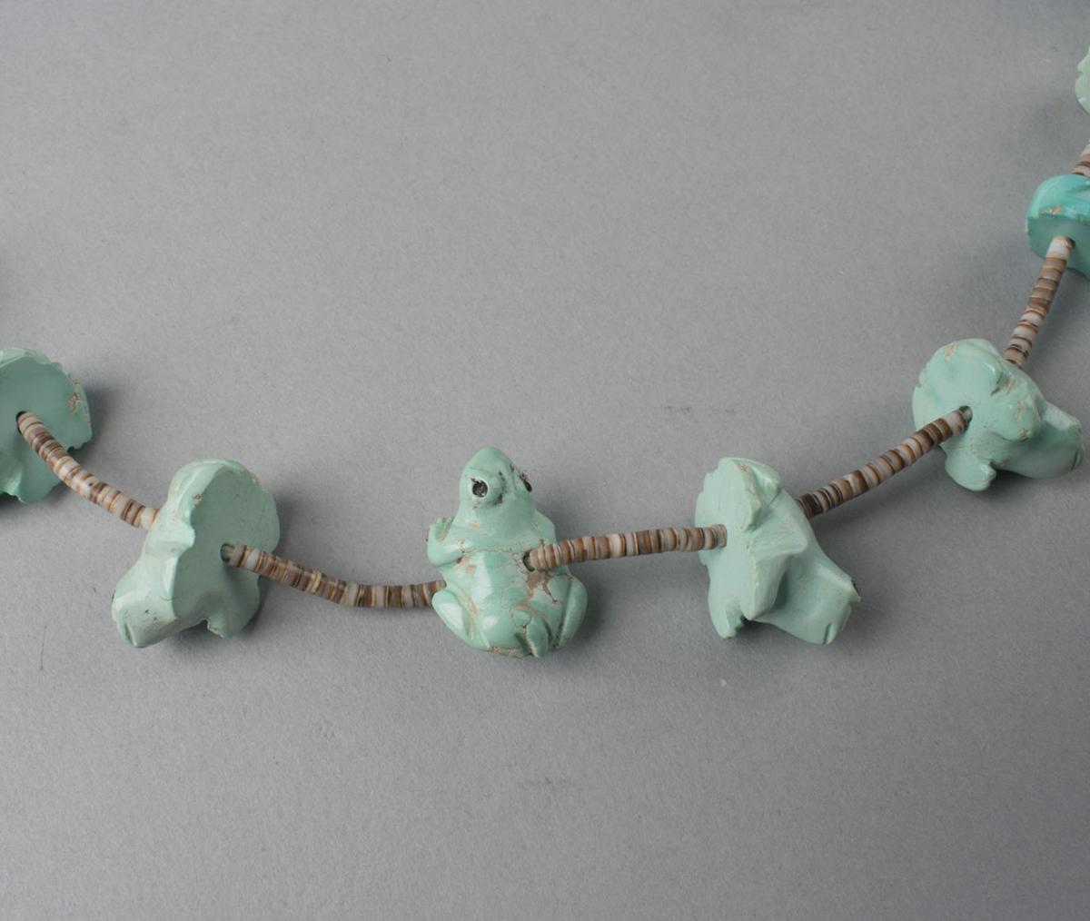 Zuni Frog Necklace by David Tsikewa