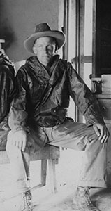 Dr. Frank Hibben at Chaco Canyon 1940s