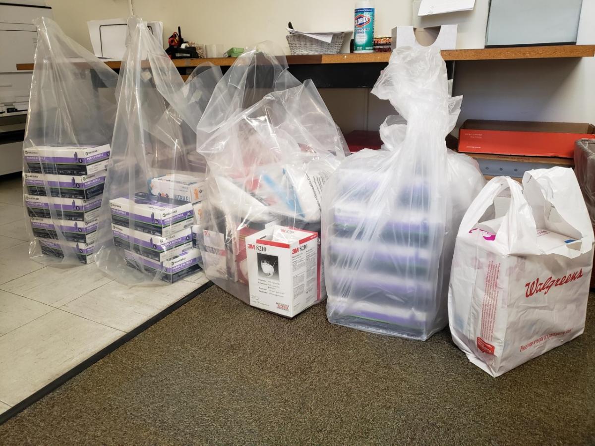 H95 masks and sterile gloves donated to UNM Hospital