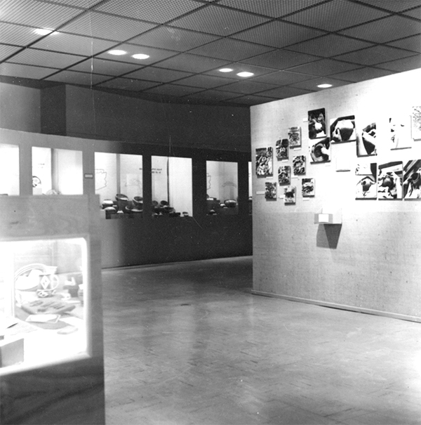 First exhibits in the old Anthropology building Scholes Hall