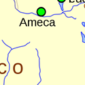 Location of sites in West Mexico