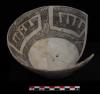 Dogoszhi-style Mancos Black-on-white bowl, no. 120 (Wallace Ruin)